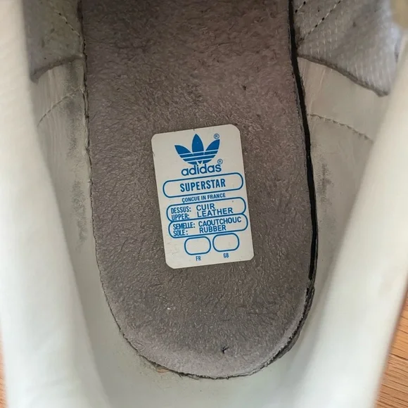 Adidas Superstar 80s DLX Sneaker - Vintage White & Black - 10.5 - Picture 6 of 14